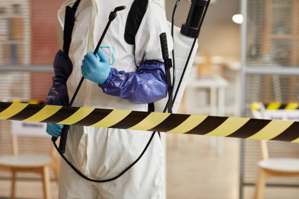 Professional Biohazard Cleanup technician working in Amherst, NE